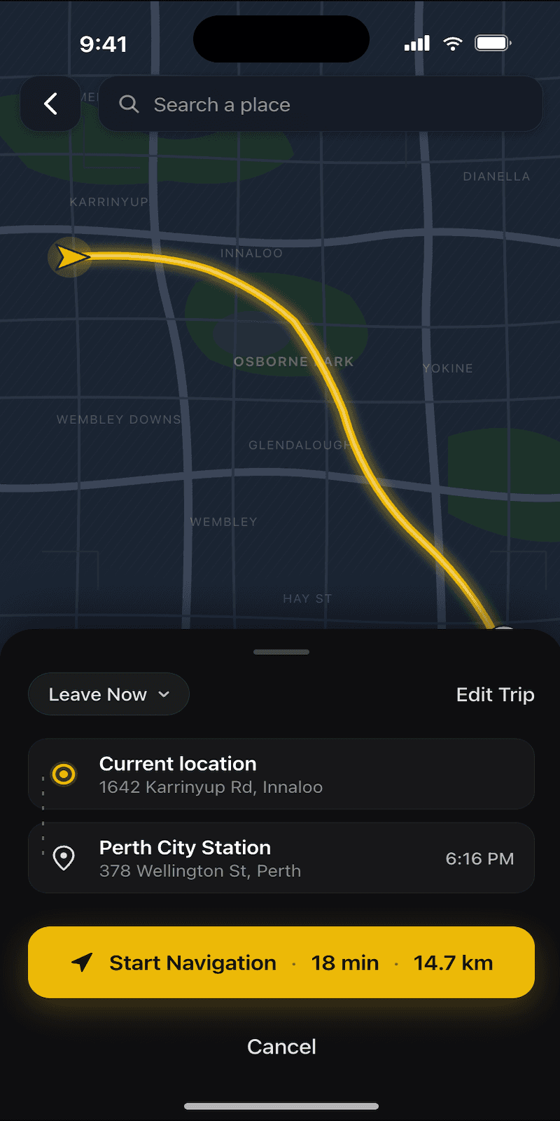 Applicazione mobile attiva